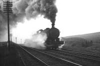 What is thought to be Q6 no 63455, photographed on the climb towards Consett near Annfield Plain in February 1964.<br><br>[K A Gray 15/02/1964]