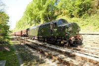 D6700 approaching Goathland on the NYMR on 24 May.<br><br>[Peter Todd 24/05/2009]