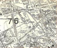 Map showing parts of Bonnington, Trinity and Warriston in unusual 1:12,500 scale, produced for ARP during WWII. The only remaining section of the myriad of lines that once criss-crossed this area can be seen towards  the bottom right of the map where the <I>Powderhall Destructor</I> stands alongside Powderhall station. This is currently (2009) the large refuse collection and disposal depot for Edinburgh and Leith, which is rail served daily by the <I>Binliner</I> via the link from the ECML at Piershill Junction.<br>
<br>
<br><br>[David Panton //]