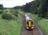 Bathgate - Edinburgh train approaches the site of Bangour Junction on the single line branch in June 2007. <br><br>[James Young 26/06/2007]