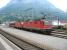 A double headed car train takes the line south towards Chur.<br><br>[Michael Gibb 14/05/2009]