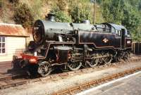 Standard 2-6-4T no 80079 on the Severn Valley Railway - the <i>reassembled kit</i> stands at Bewdley in September 1979 [See image 24044].<br><br>[Colin Miller /09/1979]