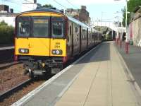 318 254 departs Hamilton Central on 16 June 2009. <br><br>[John Steven 16/06/2009]