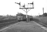 A DMU departs Possil forRutherglen just before closure in October 1964... with nota soul on board (other than the train crew of course).<br>
<br><br>[Colin Miller /10/1964]