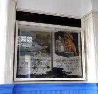The old posters left here at closure in 1967, now preserved behind glass at the reopened Laurencekirk station in June 2009. Another nice touch [see image 13338]. <br><br>[David Panton 18/06/2009]