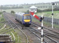 170 417 heads off for Aberdeen on 19 June after a stop at Laurencekirk.<br><br>[David Panton 19/06/2009]