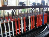 Inside the Signal box at Boness. 20 June 2009.<br><br>[Colin Harkins 20/06/2009]