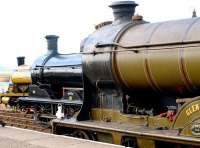 Steam lineup at Boness station on 20 June 2009.<br><br>[Brian Forbes 20/06/2009]