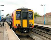 An East Midlands Leicester - Lincoln service calls at Sileby on 22 June.<br><br>[Peter Todd 22/06/2009]