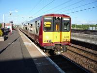 314 205 at Newton on 23 June with a service from Glasgow Central. <br><br>[John Steven 23/06/2009]