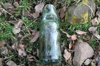 And finally... a particularly interesting bottle discovered in the undergrowth at the end of the headshunt from the former Stobs Yard in 1987. This bottle displays the embossed markings 'Alexander Scott' and 'Hawick' and it is easy to imagine how it might have arrived here.<br><br>[James Young 26/03/1987]