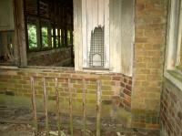 The old booking hall at Newburgh station on 10 July 2009. Opened by the Edinburgh and Northern Railway in 1848 (original station further east - Ed), the station closed to passenger traffic in September 1955. Along with a number of former stations in Fife, there have been calls to have train services reinstated here.<br><br>[Brian Forbes 10/07/2009]