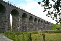 Standing alongside Shankend Viaduct on 10 July 2009 looking north towards Stobs.<br>
<br><br>[John Furnevel 10/07/2009]