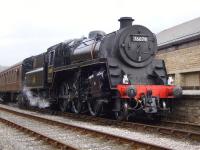 Standard Class 4 no 76079 pictured at Rawtenstall on 25 January 2008.<br><br>[Craig McEvoy 25/01/2008]