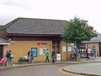 Oban Station, as seen in the rain on 6th July 2009. An example of the current low-maintenance manned stations.<br><br>[Graham Morgan 06/07/2009]