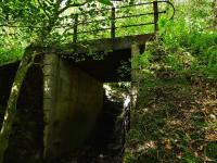 There are many of these small bridges between Lochearnhead and St Fillans, this one has a waterfall immediately to the north with a steep drop down to Loch Earn.<br><br>[John Gray 30/07/2009]