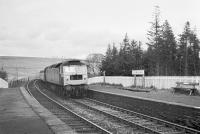 A Brush type 4 takes a Waverley route service south through Stobs station in 1968.<br><br>[Bruce McCartney //1968]