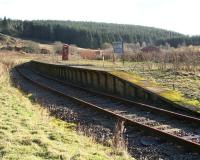 The broad sweep of the up platform through Riccarton Junction on 7 November 2007,  with track and associated works carried out by the <I>Friends of Riccarton Junction</I>.<br><br>[John Furnevel 07/11/2007]