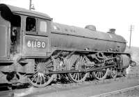 B1 no 61180 on shed at Dunfermline in the mid 1960s.<br><br>[Robin Barbour Collection (Courtesy Bruce McCartney) //]