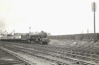 4.6.2 46209 'Princess Beatrice' on up 'Midday Scot' near Gushetfaulds. 27/07/1955<br>
<br><br>[G H Robin collection by courtesy of the Mitchell Library, Glasgow 27/07/1955]