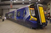 Class 380 mock-up inside Glasgow Transport Museum on 8 August 2009.<br>
<br><br>[Bill Roberton 08/08/2009]