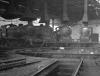 A 1960s meeting of the J27 club inside North Blyth roundhouse.<br><br>[K A Gray //]