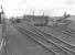 Westbound SLS railtour DMU passing Dunfermline Upper goods yard on 23 August 1980 as it approaches the abandoned Upper station, closed to passengers in October 1968.<br><br>[Bill Roberton 23/08/1980]