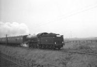 The <i>Durham Rail Tour</i> of 13 October 1962 running between Billingham Beck Junction and North Shore Junction on industrial Teesside. B16 4-6-0 no 61418 is taking the train to Stockton following a visit to Port Clarence.<br>
<br><br>[K A Gray 13/10/1962]