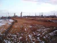 Looking south from Haverton Hill South Junction in 2004, with the track still in situ, albeit rather past its best.<br><br>[Ewan Crawford 28/02/2004]