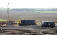 20227 and 08570 stand in Thornton Yard on 7 April 1983<br>
<br><br>[Peter Todd 07/08/1983]