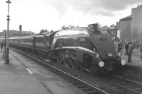 60019 <I>Bittern</I> on the last run to Aberdeen on 3 September 1966 photographed during the stop at Stirling.<br><br>[Colin Miller 03/09/1966]