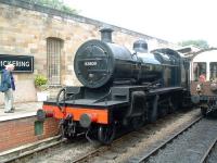 Admiring 53809 at Pickering, 19 July 2009.<br><br>[Colin Alexander 19/07/2009]