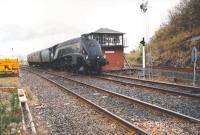 60009 <I>Union of South Africa</I> coming off the Glenfarg line at Hilton Junction in 1993.<br><br>[Ken Browne //1993]