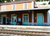 Old station building still in use at Villefranche-sur-Mer on 6 September 2009.<br><br>[Ken Browne 06/09/2009]