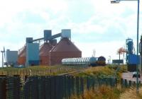 The North Blyth Alcan bauxite terminal on 2 September 2009 with EWS 66176 about to take out a loaded train.<br><br>[Colin Alexander 02/09/2009]