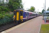 A 6-car DMU bound for Glasgow Queen Street calls at Helensburgh Upper on 20 September 2009.<br><br>[Colin Miller 20/09/2009]