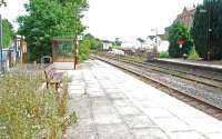 Shipton station, at Shipton-under-Wychwood. The view looks towards Oxford. This station is on the double track Ascott-under-Wychwood to Moreton-in-Marsh section.<br><br>[Ewan Crawford 06/09/2009]