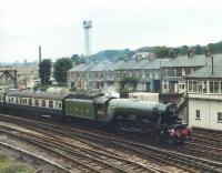 4472 <I>Flying Scotsman</I> at Skipton with <I>The North Yorkshireman</I> on 30 June 1981.<br><br>[David Pesterfield 30/06/1981]