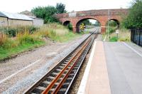 Charlbury looking to Worcester. Some works can be seen on the left for the re-doubling of the line.<br><br>[Ewan Crawford 06/09/2009]