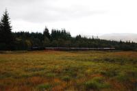 61994 <I>The Great Marquess</I> coasts down the grade to Tulloch with <I>The West Highlander</I> on Saturday 26/09/09.<br><br>[John Gray 26/09/2009]