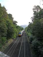 Southbound HST has just passed under the west drive of Blair Castle and is braking for a yellow distant.<br><br>[John Robin 20/09/2009]