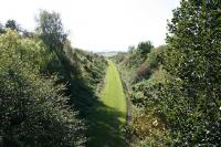 Hassendeanburn, a little south of Hassendean, looking south toward Hawick <br><br>[James Young 26/09/2009]