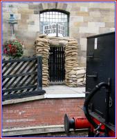 Some of the preparations for what is now the annual <I>1940s Wartime Weekend</I> at Pickering station on 16 October. The NYMR has now become a key part of what has turned into a major annual event, including the running of trains to <I>Le Visham</I>, a German-occupied French village to the north (just for the weekend of course).  <br><br>[John Furnevel 16/10/2009]