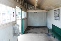 Inside the northbound platform's waiting shelter at Mobberley station. A very nice survivor.<br><br>[Ewan Crawford 10/09/2009]