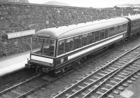 The ex-<i>Devon Belle</i> observation  car stands at Kyle in July 1963 having arrived on the 9.25 am from Inverness. <br><br>[Colin Miller /07/1963]