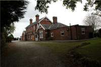 Sawdon station approach on 20 October 2009. Although very close to the village of Brompton the station took the name of the parish. Closed in June 1950 the station remains in use today as a series of holiday cottages.<br><br>[John McIntyre 20/10/2009]