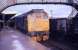 A southbound service enters Aviemore behind a pair of Type 2s during the winter of 1974 while a southbound freight is held in the adjacent platform.<br><br>[John McIntyre //1974]
