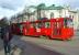 A local tram in the city of Riga, Latvia, photographed in February 2008. The city operates 11 tram routes with an overall track length of 153 kilometres.<br><br>[Colin Miller 25/02/2008]