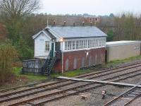 Park Junction signal box controls the junctions of the Ebbw Vale line and the Brecon and Merthyr line (now cut back to Machen Quarry) and the lines east and west joining them to the South Wales main line just west of Newport. Picture March 2007. Since this picture was taken, passenger services to Ebbw Vale have restarted after 40-odd years, with the passenger numbers almost double expectations.<br><br>[John Thorn /03/2007]