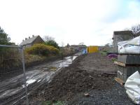 Looking west towards Drumgelloch station on 28 October. A definite look of <I>something happening</I>.<br><br>[David Panton 28/10/2009]